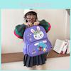 Trendy Cute Nylon Backpack For Kindergarten Kids With Fun Cartoon Design
