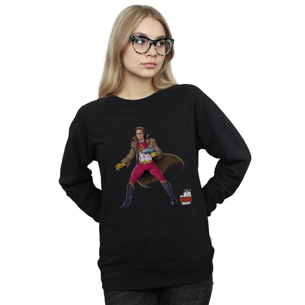 The Big Bang Theory Womens/Ladies Leonard Superhero Sweatshirt