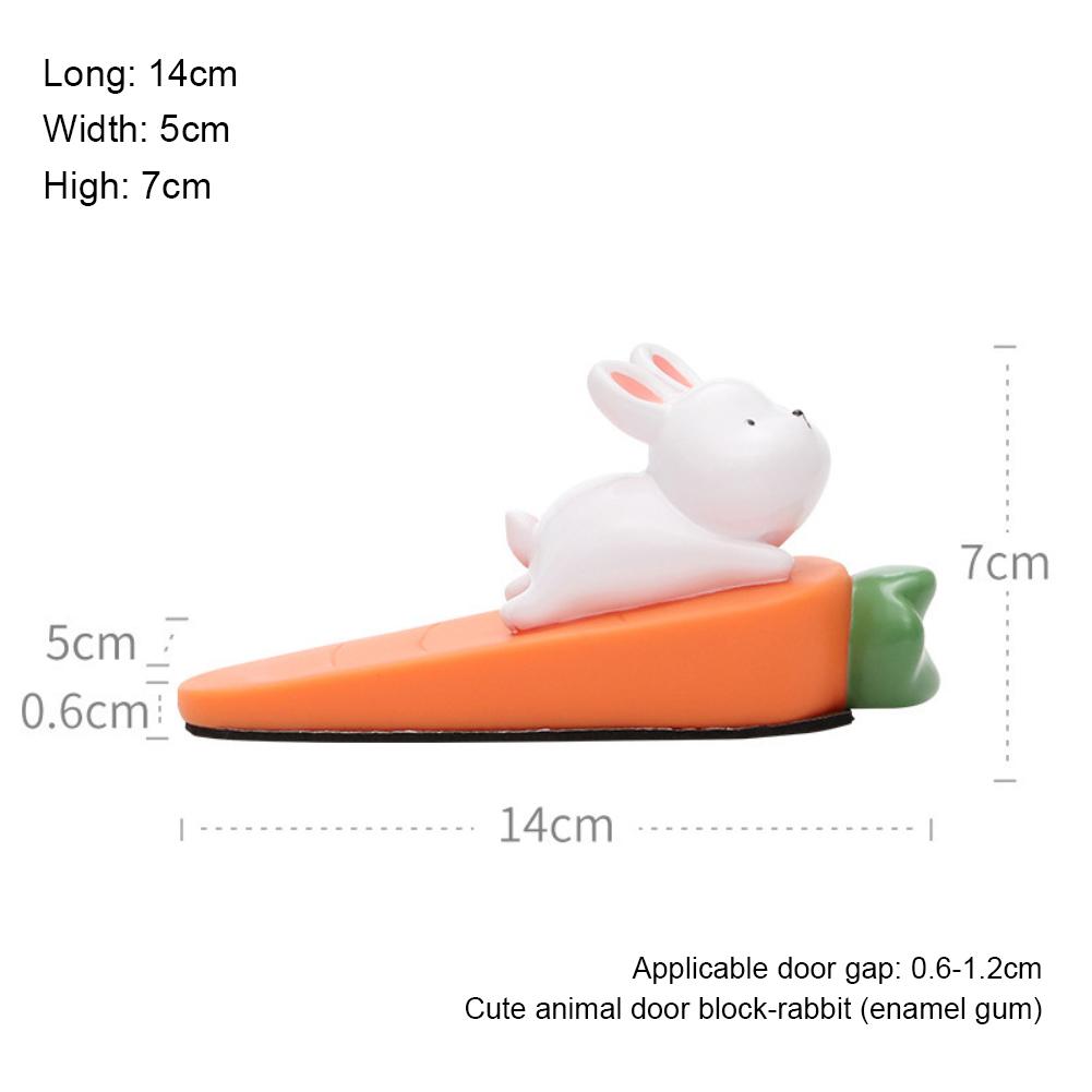 Türstopper in Tierform, Keil-Türfänger, Blockschutz, verhindert Verletzungen, rutschfester Türstopper für den Schutz des Familienbüros