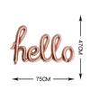 Siamese Love English Alphabet Balloon Birthday Party Decoration Party Aluminum Film Balloon Boy Gir Balloon