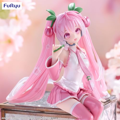 Hatsune Miku Series Noodle Stopper Figure Sakura Miku 2024 Pearl Color Ver.