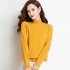 Women's Pure Wool Semi-High Neck Pullover Sweater