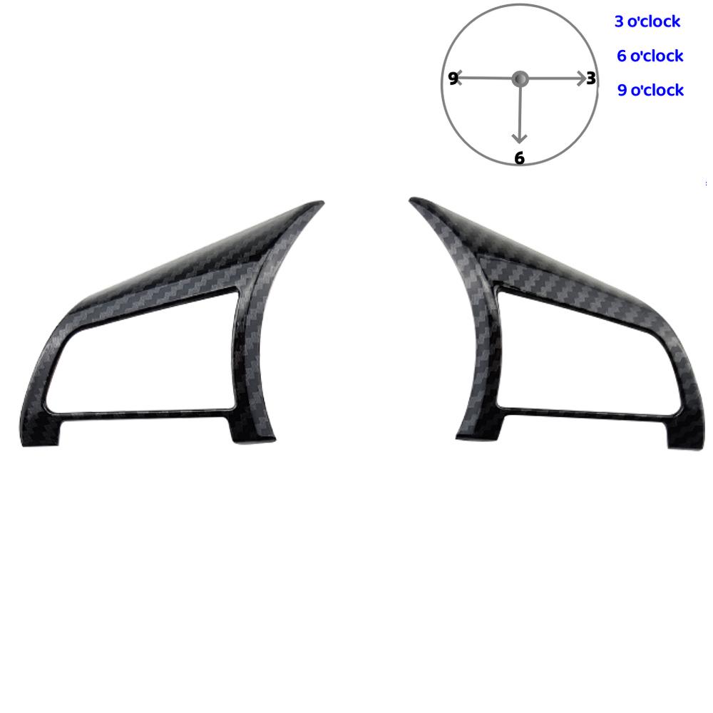 Car Steering Wheel Panel Knob Cover Trim Sticker for Nissan Xtrail T32 Rogue Note Qashqai J11 Versa Juke Micra Kicks Leaf Sentra