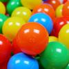 Balles jouets ø7cm 500pcs vert, jaune, orange, rouge, bleu