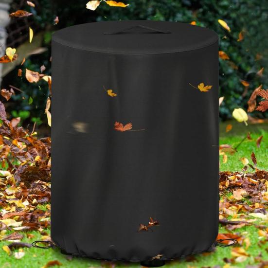 Oxford Cloth Firepit Cover Heavy Duty Waterproof UV Resistant Dust Rain Snow Leaf Protection