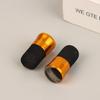 2Pcs Plug Natural Pattern Aluminum Alloy Fishing Tools Fishing Rod Pole Butt Caps Front Cover Stopper Plug End Protective Sleeve
