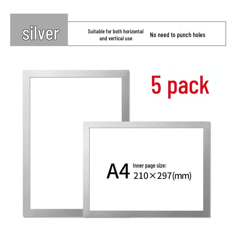 Ranjinchu A4 Magnetic Loose-Leaf File Sleeves