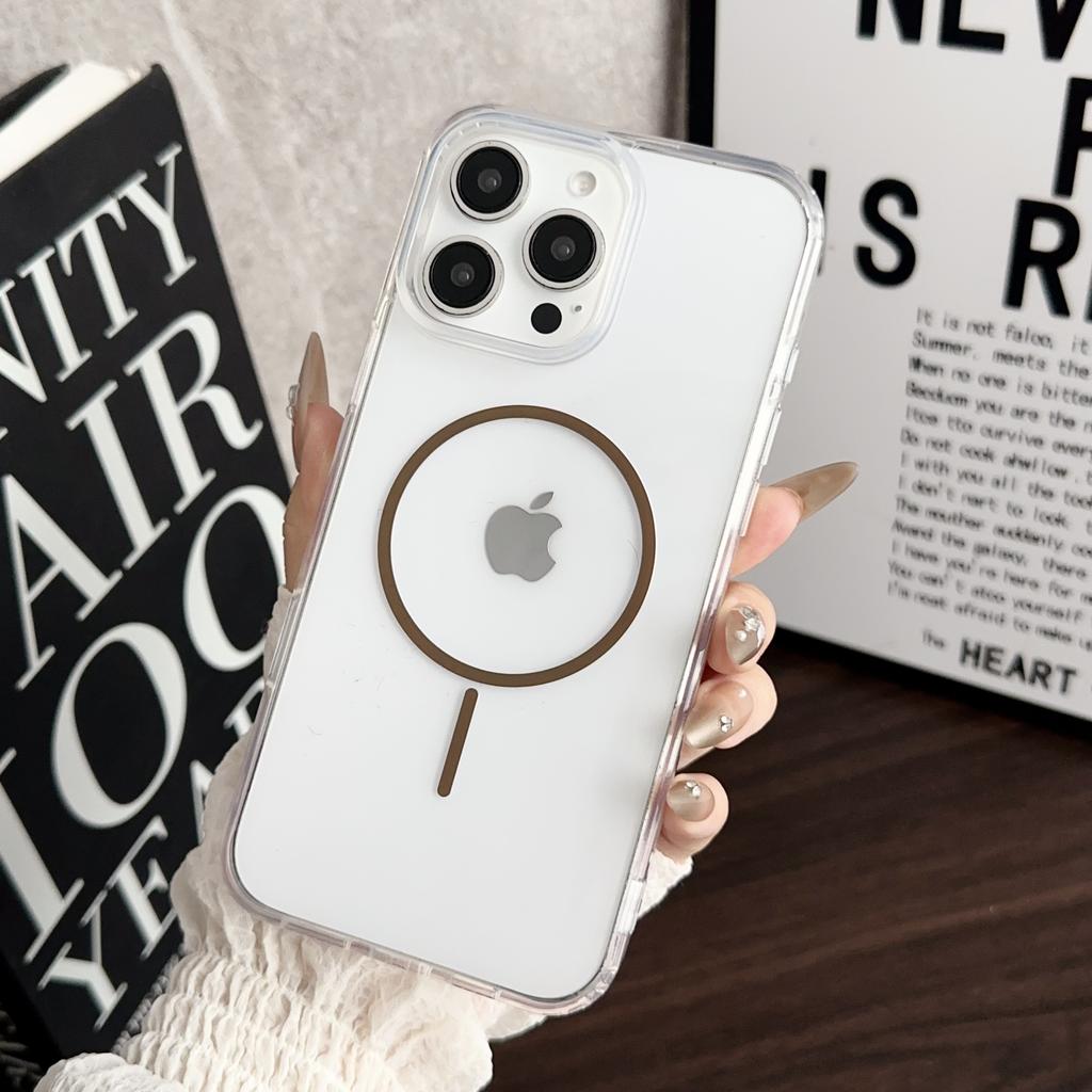 Clear Case For Magsafe Mag Safe iPhone 16E 16 E 15 Pro Max 14 Plus 13 12 11 X XS XR SE 2022 2020 8 iPhone16 16Pro 16Plus 15Pro Phone Cover Accessories