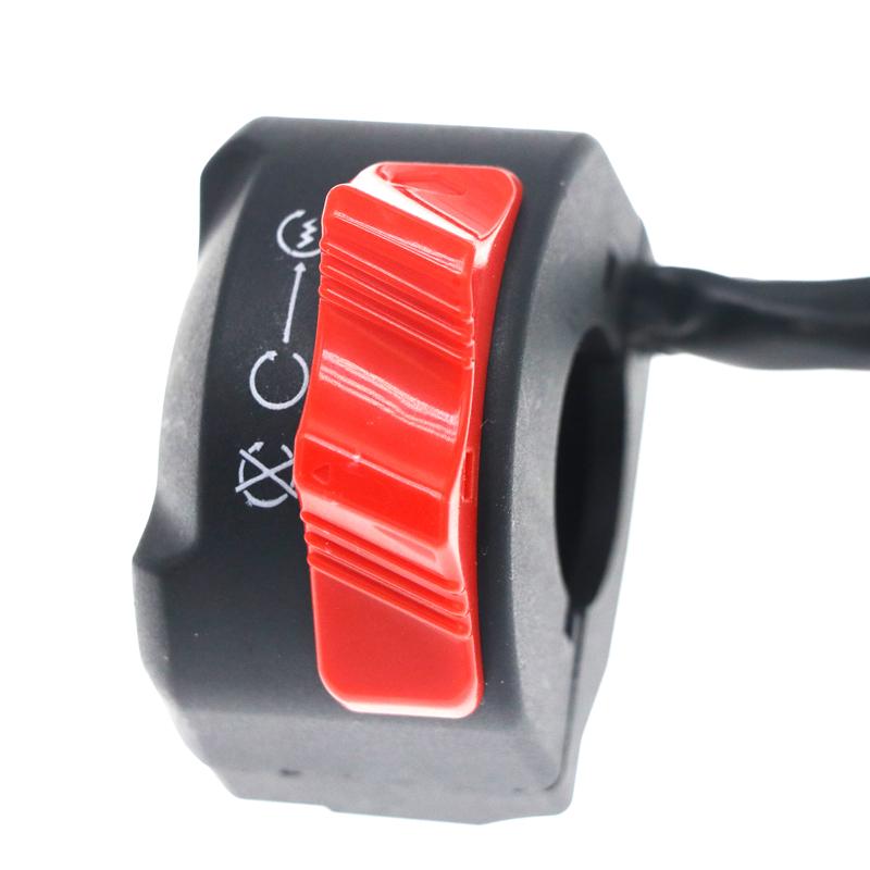 LMoDri Motorbike Handlebar Mount Push Button Start Kill ON OFF Headlight Fog Light Switch 12V Motorcycle