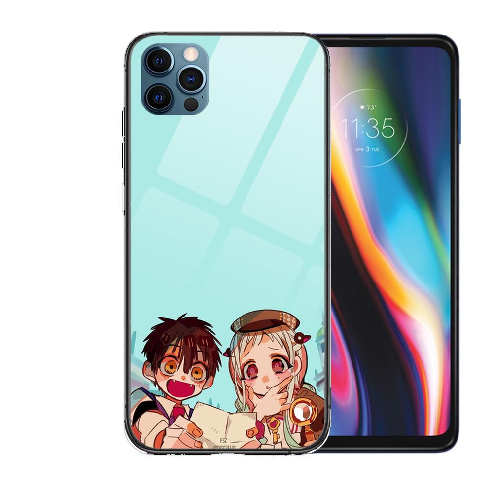Toilet-bound Hanako-Kun Anime Glas Hülle Für iphone 13 12 11 Pro Max 12Pro XS Max XR X 7 8 Plus SE 2020 mini Hülle Gehärtete Rückseite