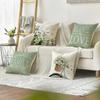 1/4Pcs Plant Flower Pillow Cover, Summer Decorative Cushion Cover, Rural Farmhouse Home Room Sofa Pillow Cover