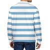 Men's Casual Striped Print Button-Up Long-Sleeve Tops