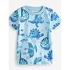 Boys' Dinosaur T-shirt Baby Summer Clothing New Arrival Fashion Children Casual Print Round Neck Short Sleeve Kids Tops 6