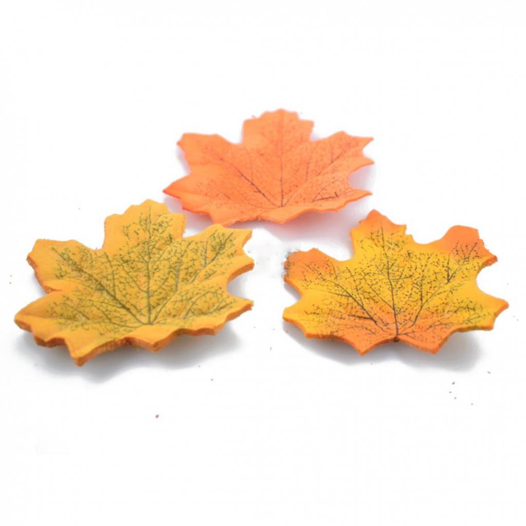 Simulation Props Maple Leaves DIY Fake Halloween Print