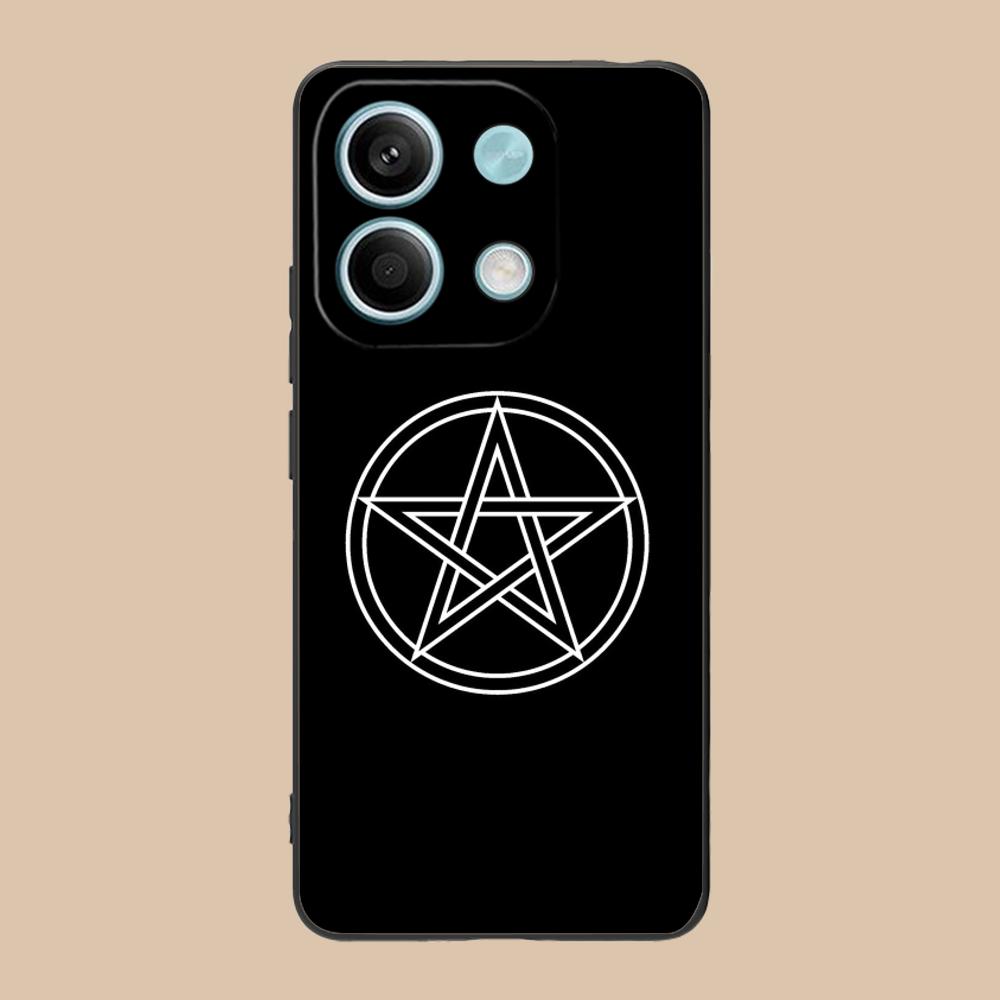 Aesthetic Pentagram Phone Case for POCO F8 F7 F6 F5 F4 F3 F2 Pro GT C75 C71 C65 C61 C40 Pro Ultra Soft TPU Shockproof Cover