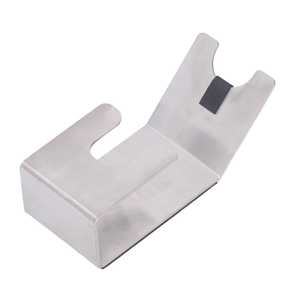 Stainless Steel Coffee Portafilter Stand Bottomless Single Double Spout Coffee Portafilters Holder Support Rack Silver