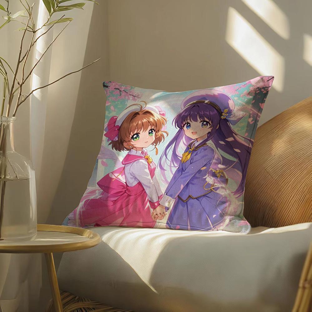 Cardcaptor Pillow Case Pillowcase, Double-Sided Printed, Sofa Cushion, Bedroom Headboard