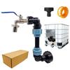 Universal IBC Tote Adapter Kit Bronze Tap Connector with PE Pipe Fittings for Water Tanks Swimming Pools Durable and Rust-proof