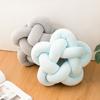 Cotton Hand Knot Back Cushions Cozy Car Lumbar Waist Back Pillow Home Decor Sofa Seat Cushion Soft Office Hand Rest Pillows