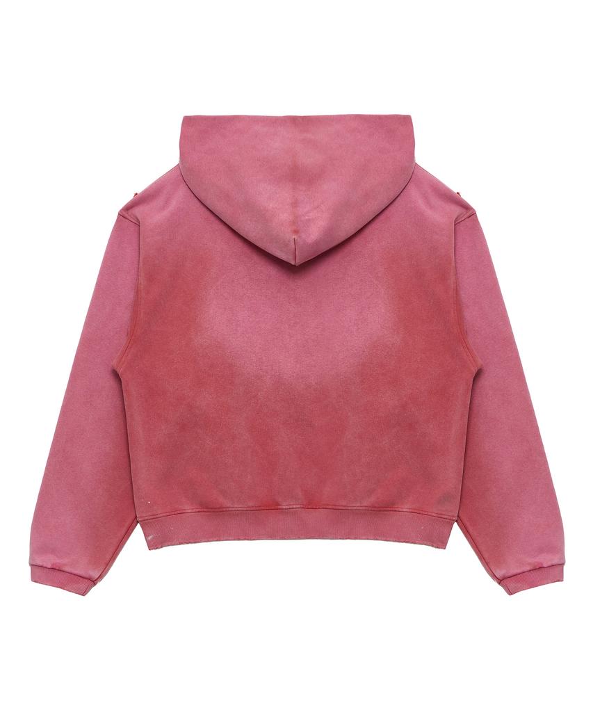 Dirty Hoodie Vintage Red