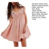 Women's Summer Sleeveless Mini Dress Adjustable Strap Casual Loose A-Line Swing Sundress Beach Vacation Outfits