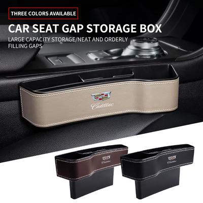 1 Pieza Caja de Almacenamiento para Hueco de Asiento de Coche de Cuero Organizador de Teléfono y Llaves para ATS BLS CT4 CT6 CTS ESCALADE STS XLR XT4 XT5 XTS SLS