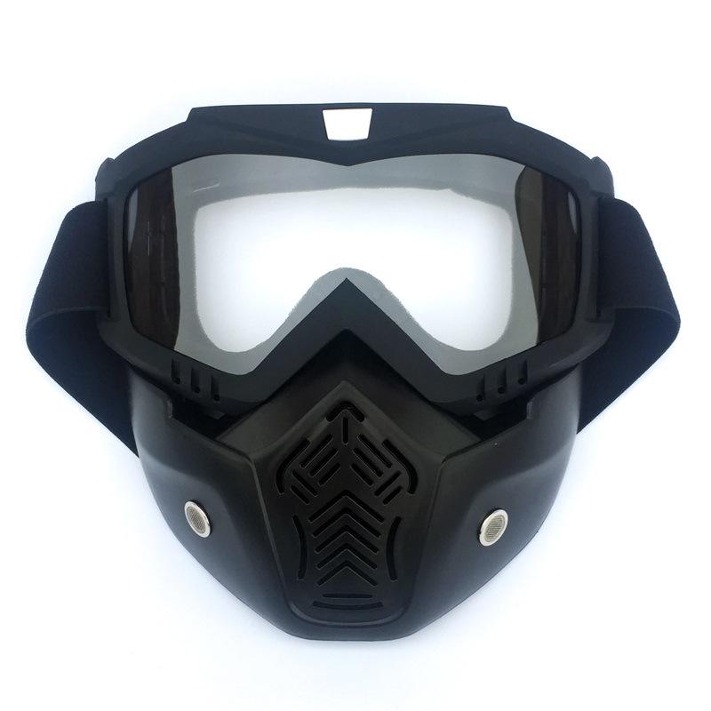 Retro Motorcycle Mask Goggles for Men and Women - Ideal for Off-Road Riding and Skiing