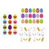 Felt Easter DIY Craft Kits Stickers Easter Gifts Decorative Applique Cartoon Sewing Easter Ornaments for Farmhouse Holiday