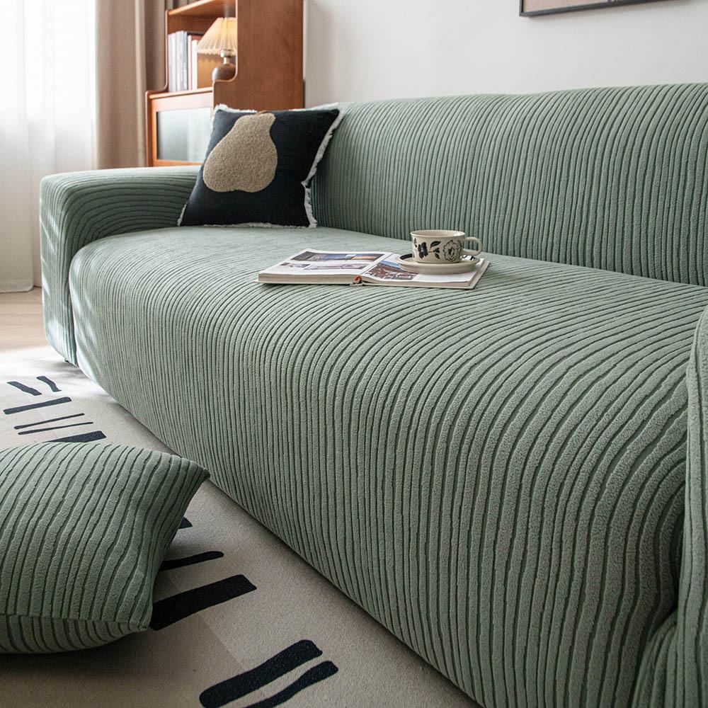 All inclusive Sofa Cover Universal Cat Scratch Proof All Season Protective Sofa Cover Fully Covered Fabric