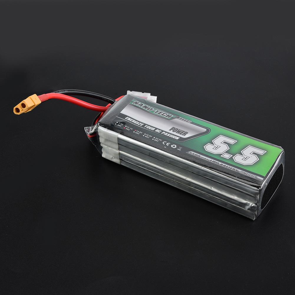 Airtonk POWER 5500mAh 14.8V 35C XT60 Plug LiPo Battery for RC CarAirplaneBoat