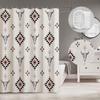Handun Nordic Vintage Waterproof Shower Curtain