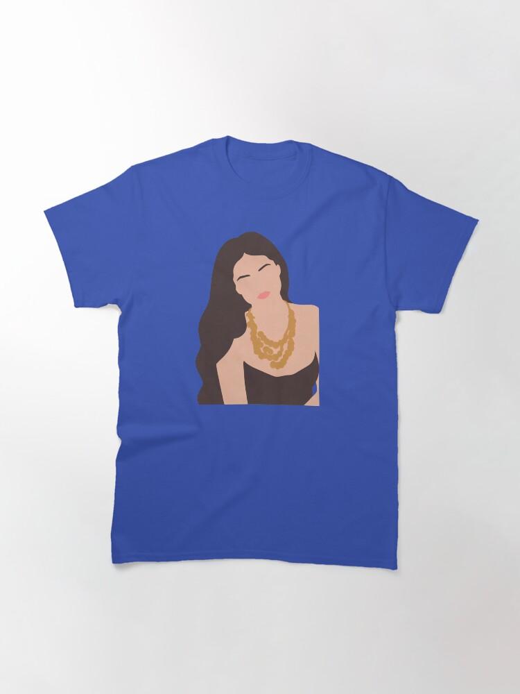 T-shirt Classica con Illustrazione Lineless di Selena Gomez