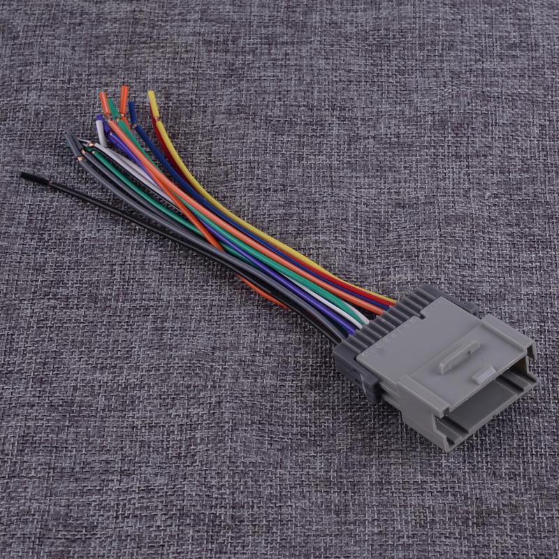 Car Stereo CD Player Radio Wiring Harness Fit for GMC Cadillac Chevrolet Malibu Pontiac Hummer Oldsmobile Isuzu Saturn