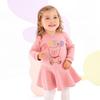 MIKIHOUSE HOT BISCUITS Dress, Salmon Pink, Size 110cm, for Boys and Girls, Product Number: 73-1901-681