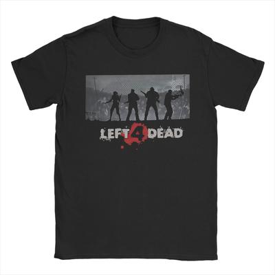 Left 4 Dead 2 Tee Shirt for Unisex Women Graphic Print T Shirts  100 Cotton Clothes