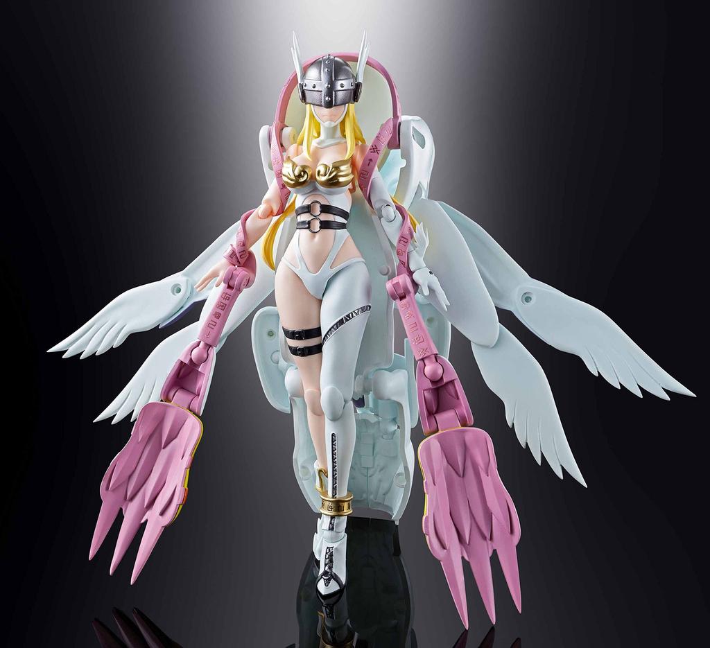TAMASHII NATIONS Super Evolution Spirit Digimon Adventure 04 Angewomon 155mm Painted Movable Figure Approx. (Angewomon) ABS&PVC&diecast