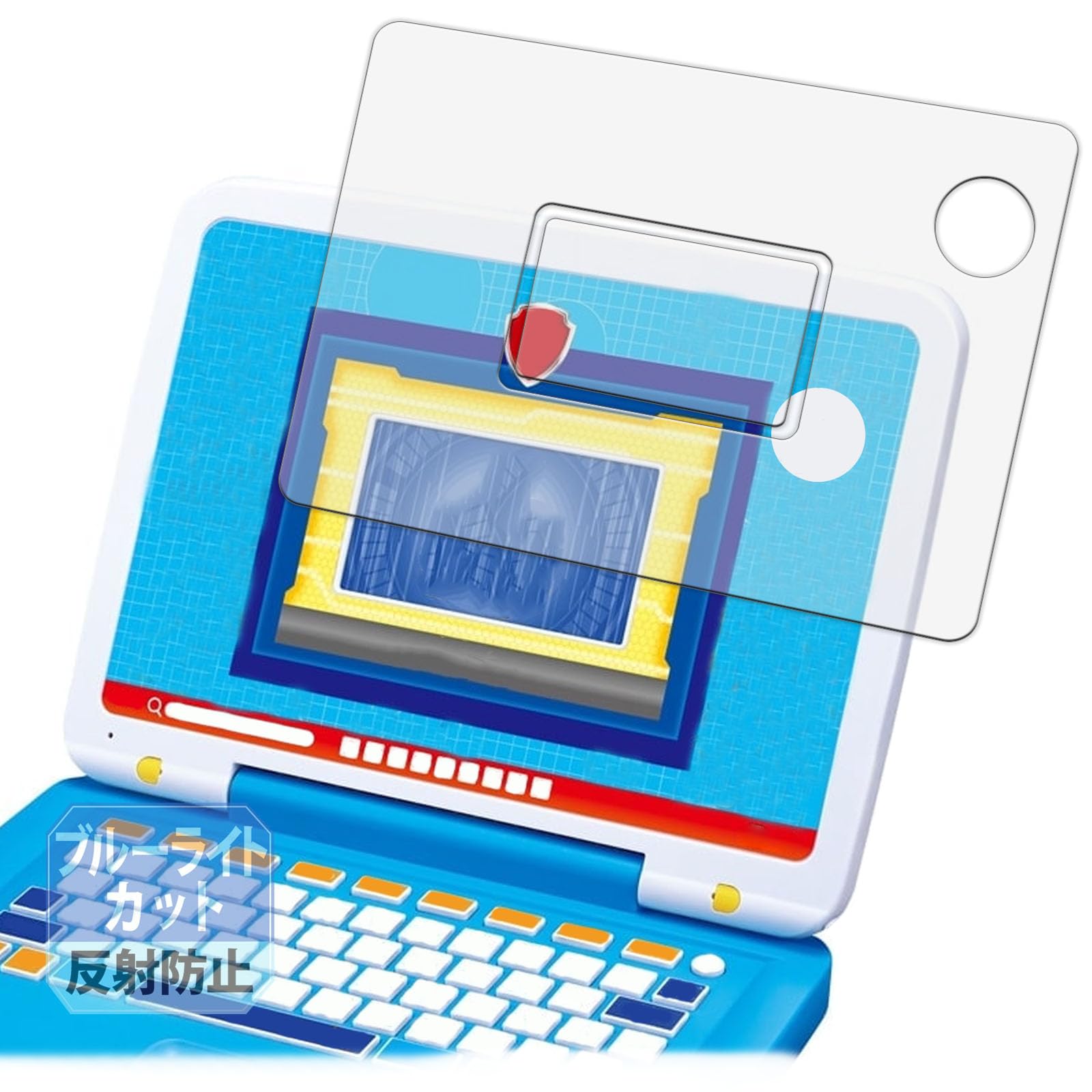 

Leipsden Takara Tomy Paw Patrol Mouse Blue Shield Screen Protector for Pawfect PCs Blue Light Reduced Made in Japan Change! (Screen/Edge), Blocking,