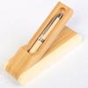 Solid Wood Box Office Business Bamboo Signature Ball Pen, Advertising Gift Bamboo Wood Spinning Ballpoint Pen Set