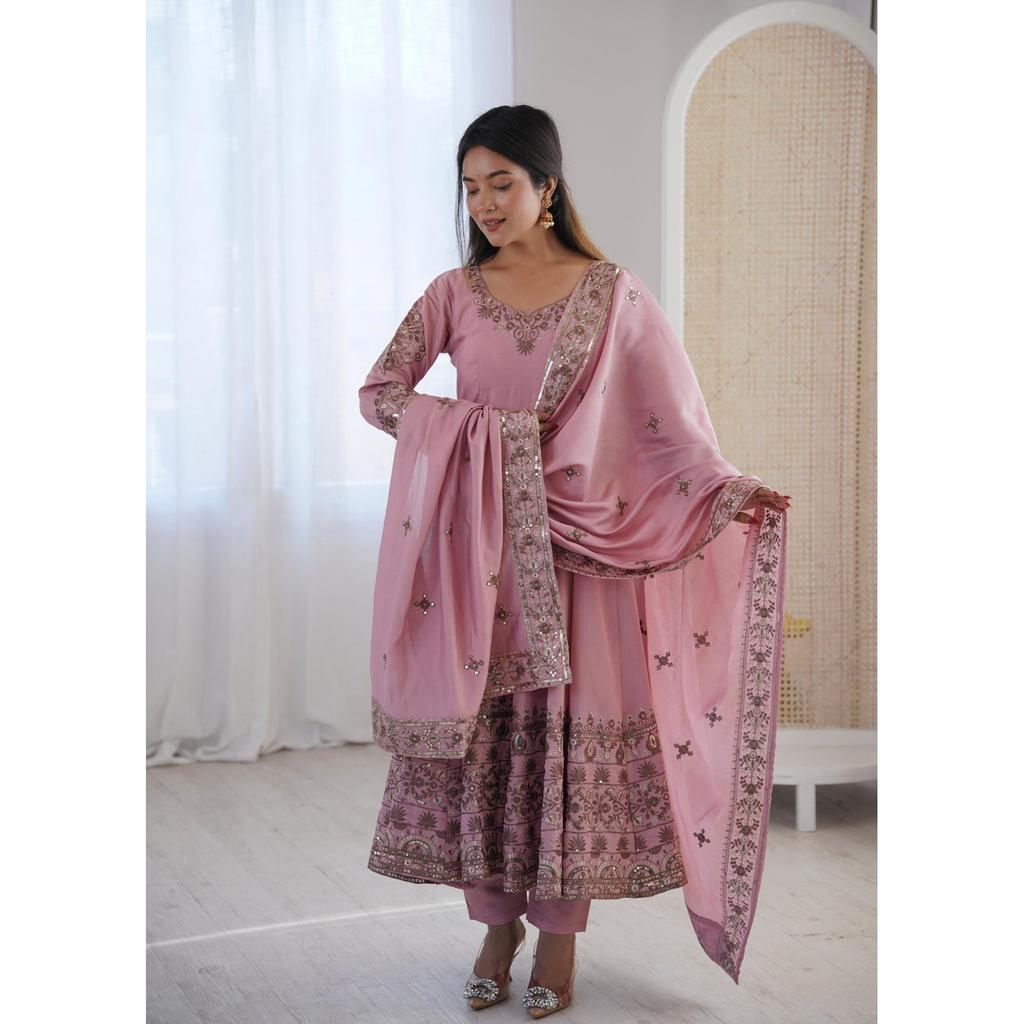 Indian Designer Party Wear Salwar Kameez Bollywood Beautiul Ethnic Anarkali Suit