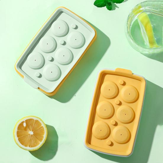 3D Round Ice Cube Tray Plastic Ice Grid Ball Ice Cube Mold Refrigerator Moulds Tools Ball Maker Bar Home Party Kitchen Tools