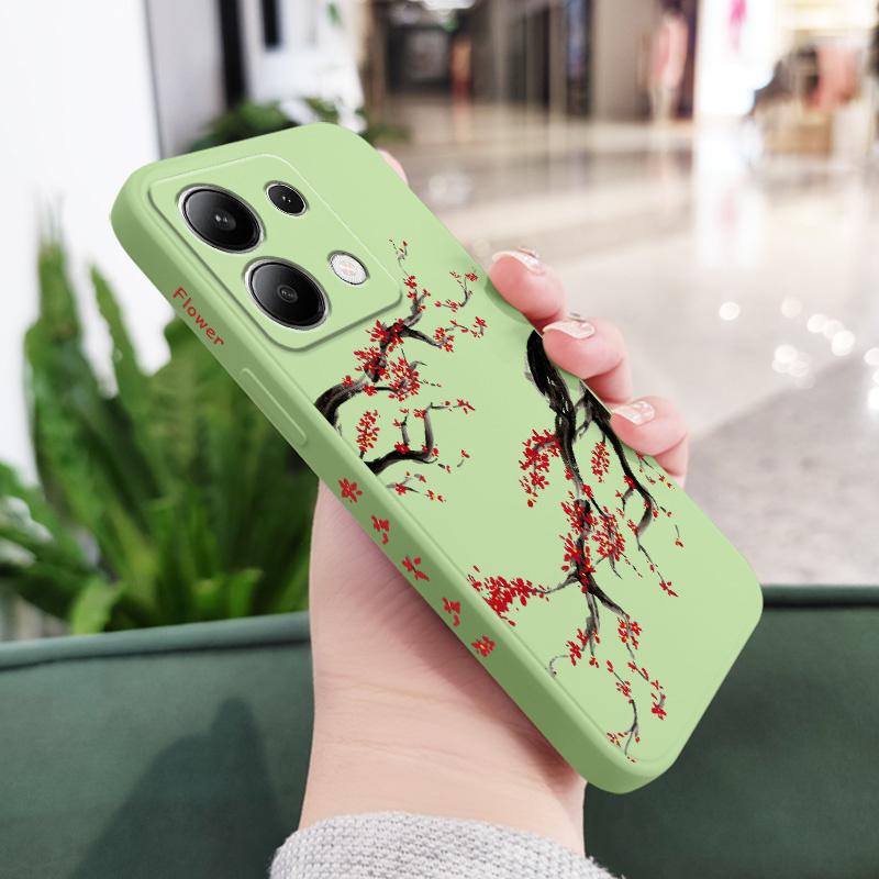 Cold Plum Snow Phone Case For Xiaomi Redmi Note 15 Pro Plus 4G 5G Silicone Cover