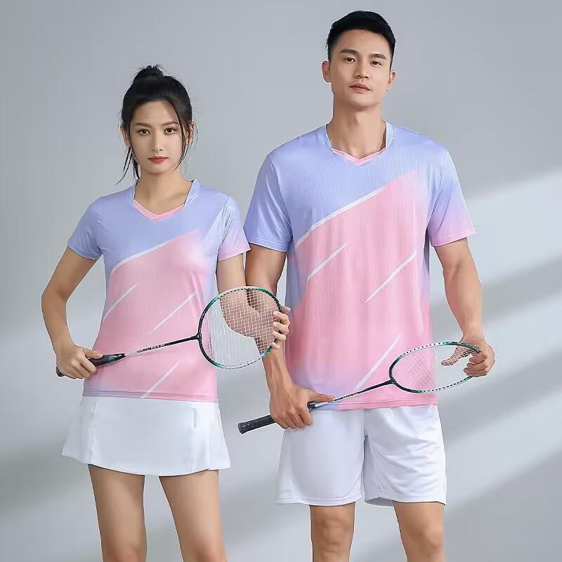 Badminton Quick Dry Sports Jersey Breathable Athletic Shirt Men Women Kids All Entertainment Cycling