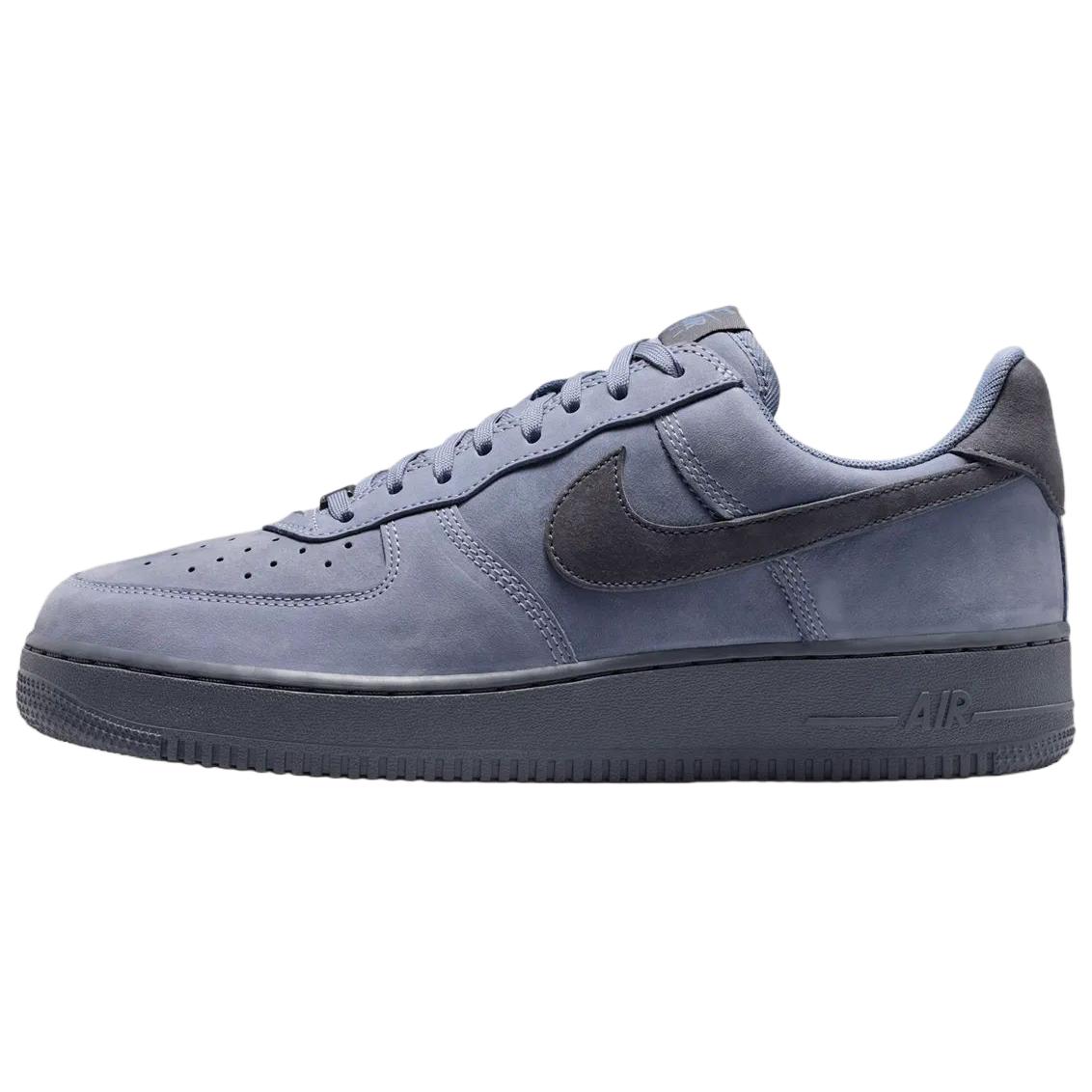 Nike Air Force 1 Low Retro Premium QS Dunkelblau Himmel Ohne Logo Unisex Sneaker Dunkel-Himmelblau Dunkelblau-Grau IO9555-400 45