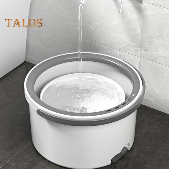 Mop s výsuvnou rukojetí Rotační mop z mikrovlákna Mokré suché podlahy Mop Sada kbelíků Mop pro snadné čištění rohů