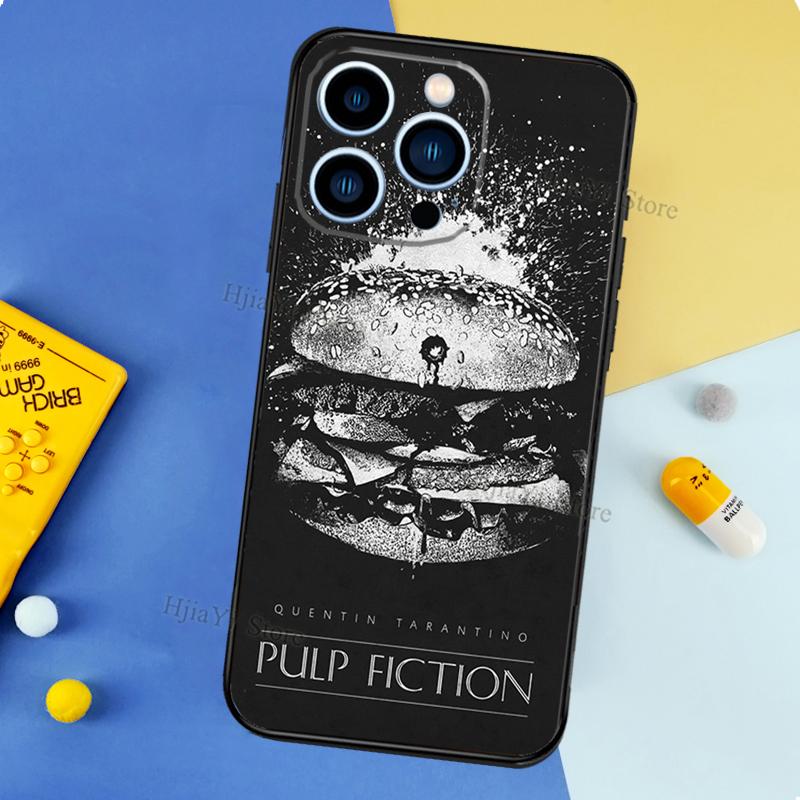 Pulp Fiction Case For iPhone 13 Pro Max 12 Mini 11 14 15 16 XS MAX XR Plus Silicone Phone Cover