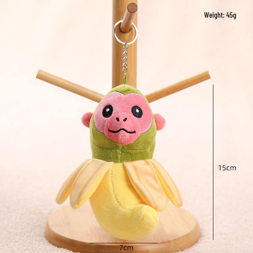 AI Klassiska Berg och Hav Gränsöverskridande Plysch Pinne Figur Nyckelring Hänge