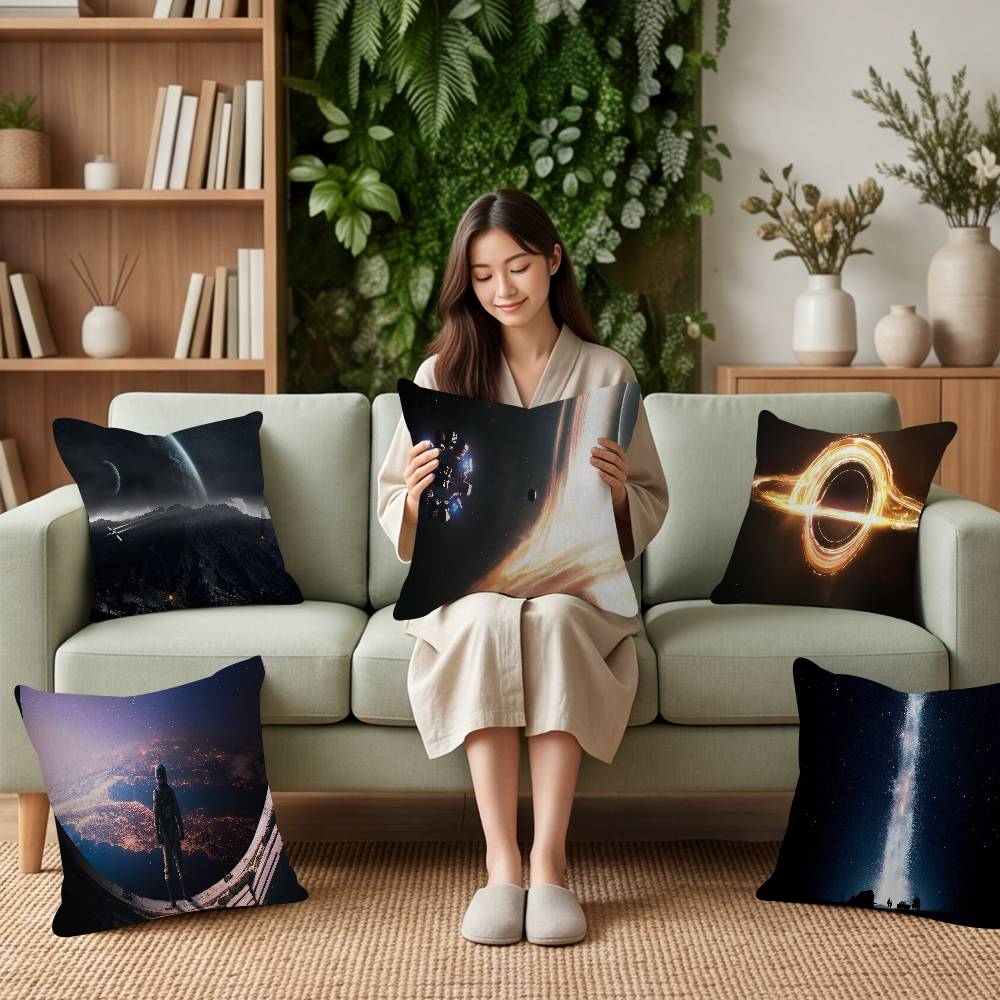 Interstellar Movie Pillow Cover For Bedroom Room And Living Room Sofa Decorative Cushion Cover