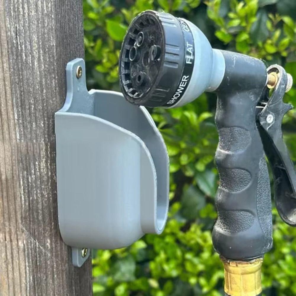 Easy Installation Wall Mount Stand Stable Watering Bracket Lightweight Sprayer Hose Holder  Outdoor