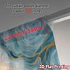 2pcs   2D FLAT PRINTING Curtains (Without Rod) Golden Waves Minimalist Popular Curtains Durable Polyester Curtains All Seasons