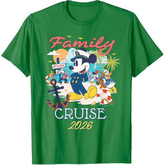 Disney Mickey Mouse & Friends Family Cruise 2026 Vacation T-Shirt